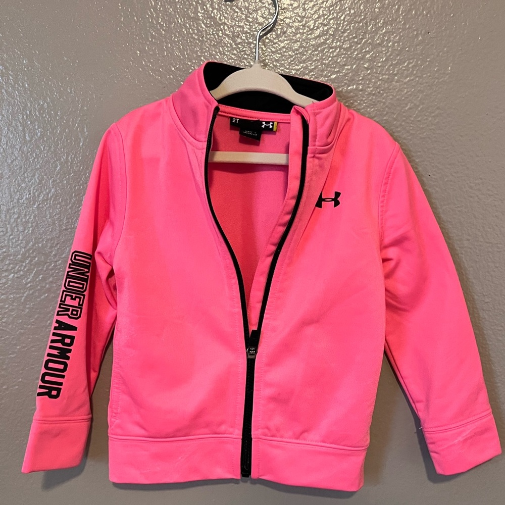 Under Armour 2T Hot Pink and Black Jacket